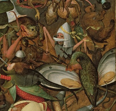 The Fall of the Rebel Angels, 1562 (detail) by Pieter Bruegel the Elder